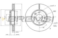 BREMSI CD7978V - Disco de freno