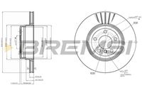 BREMSI CD7716V - Disco de freno