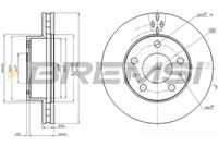 BREMSI CD7718V - Disco de freno