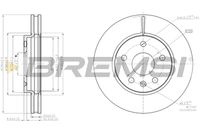 BREMSI CD7721V - Disco de freno