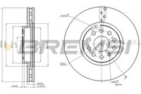 BREMSI CD8016V - Disco de freno