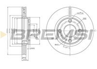 BREMSI CD7740V - Disco de freno