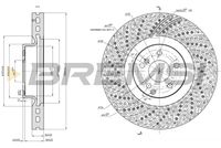 BREMSI CD8051V - Lado de montaje: Eje delantero<br>Tipo de disco de frenos: perforado/ventil. int.<br>Espesor de disco de frenos [mm]: 36<br>Número de orificios: 5<br>Artículo complementario / información complementaria 2: con tornillos<br>Altura [mm]: 65<br>Diámetro de centrado [mm]: 67<br>Diámetro exterior [mm]: 360<br>Procesamiento: altamente carbonizado<br>Superficie: revestido<br>Espesor mínimo [mm]: 34<br>