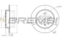 BREMSI CD8075S - Disco de freno