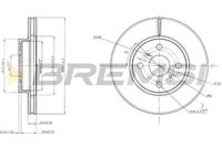 BREMSI CD7779V - Disco de freno