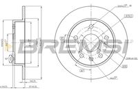 BREMSI CD8493S - Lado de montaje: Eje delantero<br>Tipo de disco de frenos: ventilación interna<br>Espesor de disco de frenos [mm]: 22<br>Número de orificios: 5<br>Artículo complementario / información complementaria 2: con tornillos<br>Altura [mm]: 47<br>Diámetro de centrado [mm]: 62<br>Diámetro exterior [mm]: 280<br>Superficie: revestido<br>Espesor mínimo [mm]: 20<br>