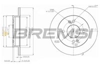 BREMSI CD7793S - Disco de freno