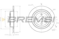 BREMSI CD8124S - Disco de freno