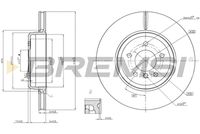 BREMSI CD8154V - Disco de freno