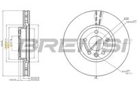 BREMSI CD8182V - Disco de freno