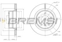 BREMSI CD8198V - Disco de freno