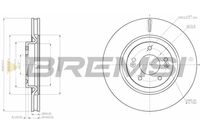 BREMSI CD8199V - Disco de freno