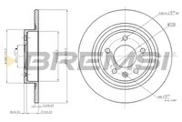 BREMSI CD7871S - Disco de freno