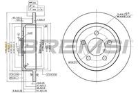 BREMSI CD8288S - Disco de freno