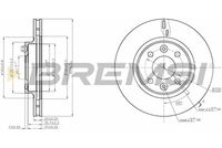 BREMSI CD8327V - Lado de montaje: Eje delantero<br>Tipo de disco de frenos: ventilación interna<br>Espesor de disco de frenos [mm]: 22<br>Número de orificios: 4<br>Artículo complementario / información complementaria 2: con tornillos<br>Altura [mm]: 44<br>Diámetro de centrado [mm]: 61<br>Diámetro exterior [mm]: 258<br>Procesamiento: altamente carbonizado<br>Superficie: revestido<br>Espesor mínimo [mm]: 19,8<br>