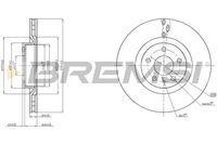 BREMSI CD8329V - Disco de freno