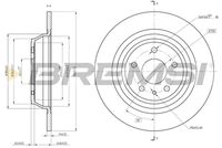 BREMSI CD8338S - Disco de freno