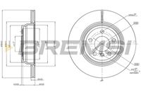 BREMSI CD8404V - Disco de freno