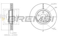 BREMSI CD7996V - Disco de freno