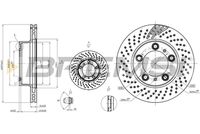 BREMSI CD8027VLS - Disco de freno