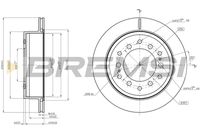 BREMSI CD8505V - Disco de freno