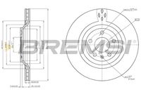 BREMSI CD8546V - Disco de freno