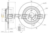 BREMSI CD8593S - Disco de freno