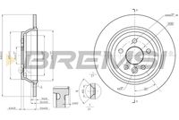 BREMSI CD8607S - Disco de freno