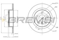 BREMSI CD8612S - Lado de montaje: Eje delantero<br>Tipo de disco de frenos: ventilación interna<br>Espesor de disco de frenos [mm]: 24<br>Número de orificios: 5<br>Artículo complementario / información complementaria 2: con tornillos<br>Altura [mm]: 45<br>Diámetro de centrado [mm]: 67<br>Diámetro exterior [mm]: 307<br>Procesamiento: altamente carbonizado<br>Superficie: revestido<br>Espesor mínimo [mm]: 22,4<br>