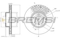 BREMSI CD8614V - Lado de montaje: Eje delantero<br>Diámetro exterior [mm]: 340<br>Altura [mm]: 73,2<br>Tipo de disco de frenos: ventilado<br>Espesor de disco de frenos [mm]: 30<br>Espesor mínimo [mm]: 28,4<br>Número de orificios: 5<br>Diámetro de centrado [mm]: 79<br>corona de agujeros - Ø [mm]: 120<br>Diámetro de orificio 2 [mm]: 16,7<br>Cantidad de agujeros de fijación: 1<br>Superficie: barnizado<br>Color: negro<br>