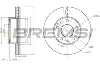 BREMSI CD8659V - Disco de freno