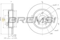 BREMSI CD8683S - Disco de freno