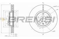 BREMSI CD8761V - Disco de freno