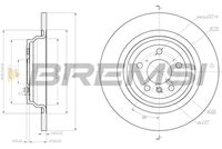 BREMSI CD8204S - Disco de freno