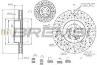 BOSCH 0986479H37 - Disco de freno