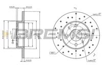 BREMBO 08508531 - Disco de freno - PRIME LINE - UV Coated