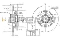 BREMBO 0996191X - Disco de freno - XTRA LINE - Xtra