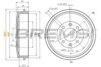 BOSCH 0986477060 - año construcción desde: 09/1987<br>año construcción hasta: 08/1992<br>Lado de montaje: Eje trasero<br>Diámetro interior de tambor de freno [mm]: 229<br>Rebajado máx. tambor de freno [mm]: 230,0<br>H tamb. freno interna [mm]: 50,8<br>Número de orificios: 4<br>corona de agujeros - Ø [mm]: 108,0<br>Diámetro de orificio [mm]: 13,0<br>H tamb. freno total [mm]: 66,0<br>Diámetro exterior del tambor de freno [mm]: 274,0<br>Diámetro alojamiento [mm]: 71,0<br>Homologación: E1 90R-02D0324/1878<br>