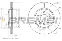 BREMSI CD8651V - Disco de freno