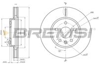 BREMSI CD8685V - Disco de freno