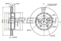 BREMBO 09E22911 - Disco de freno - PRIME LINE - UV Coated