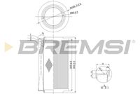 BREMSI FA0115 - Filtro de aire