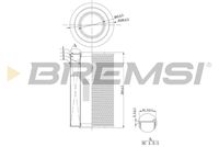 BREMSI FA0128 - año construcción hasta: 02/2002<br>Tipo de filtro: Cartucho filtrante<br>Diámetro exterior [mm]: 172<br>Diámetro 1 [mm]: 85<br>Altura [mm]: 286<br>Cantidad: 1<br>