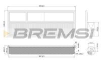 BREMSI FA0217 - Filtro de aire