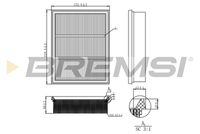 BREMSI FA0527 - Filtro de aire