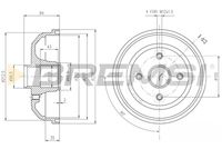 BREMBO 14A70210 - Tambor de freno - ESSENTIAL LINE