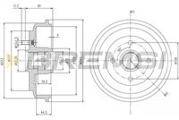 BREMBO 14724610 - Tambor de freno - ESSENTIAL LINE