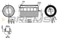 BREMSI FA0543 - Filtro de aire