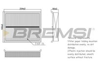 BREMSI FA0571 - Filtro de aire