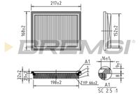 BREMSI FA0578 - Filtro de aire